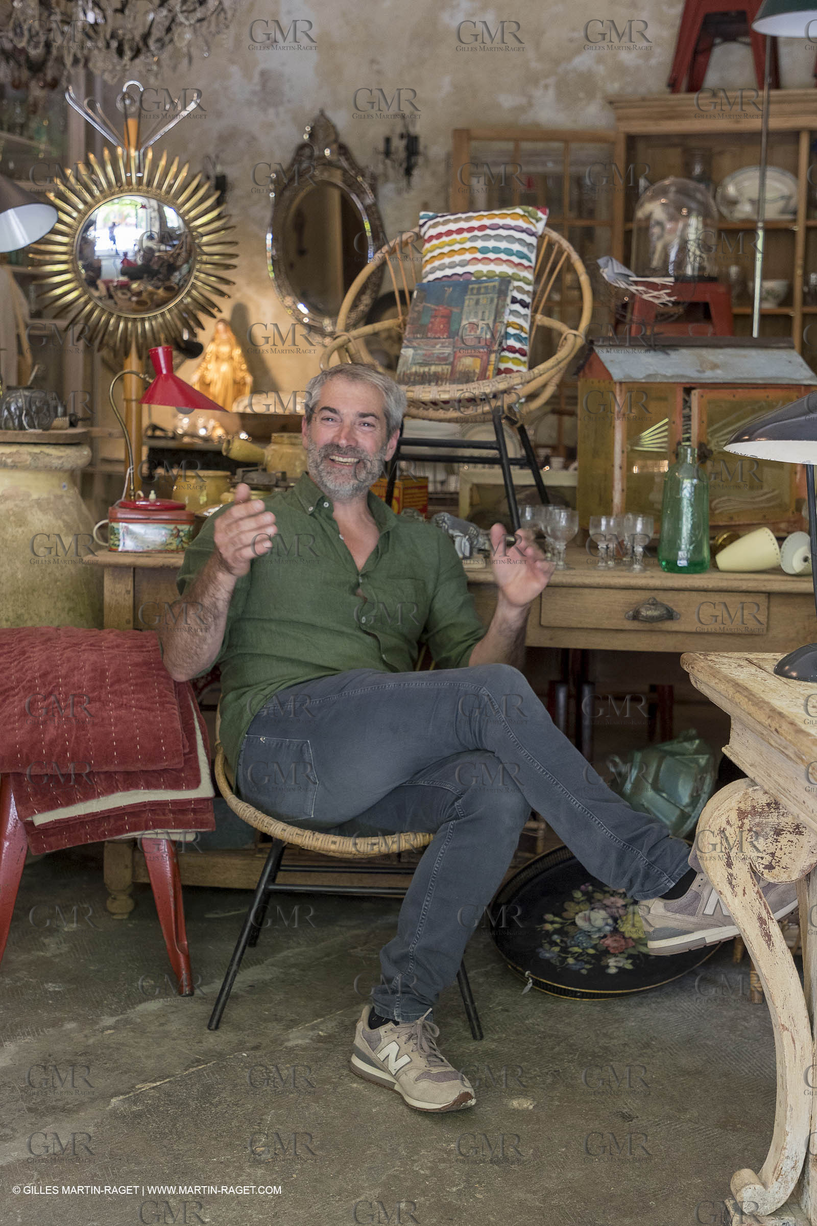 09 06 2018, Bonnieux (FRA,84), Antiquaire