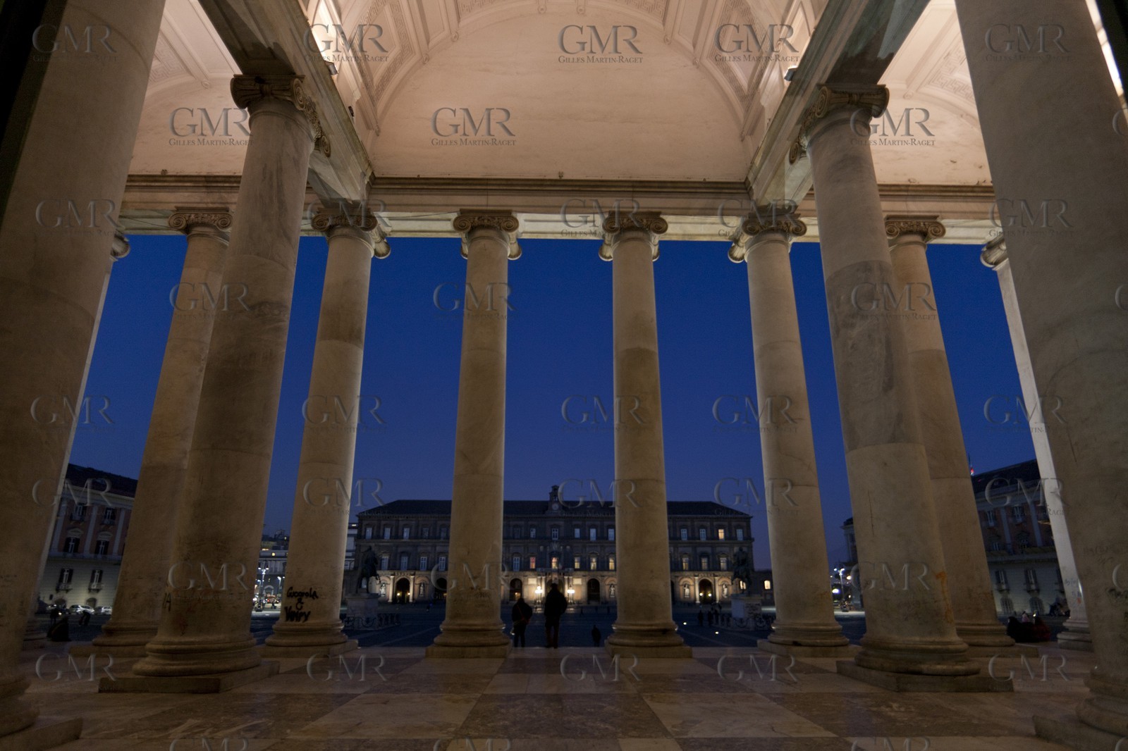 24 02 2012 - Naples (ITA) - 34th America's Cup - America's Cup World Series Naples 2012 - Naples Preview - Basilico San Francesco di Paola - Piazza Plebiscito