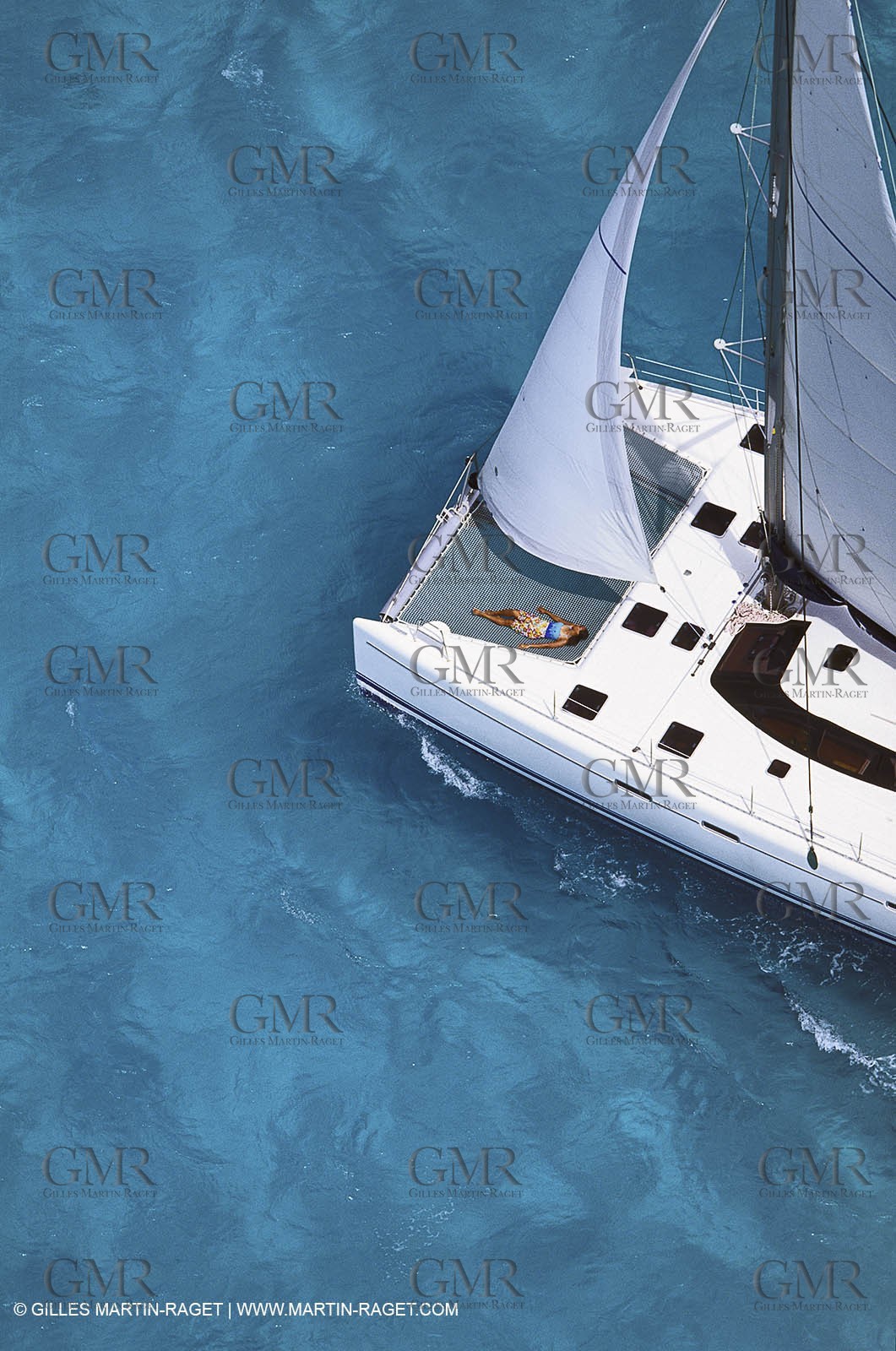 Cruising multihull sailing