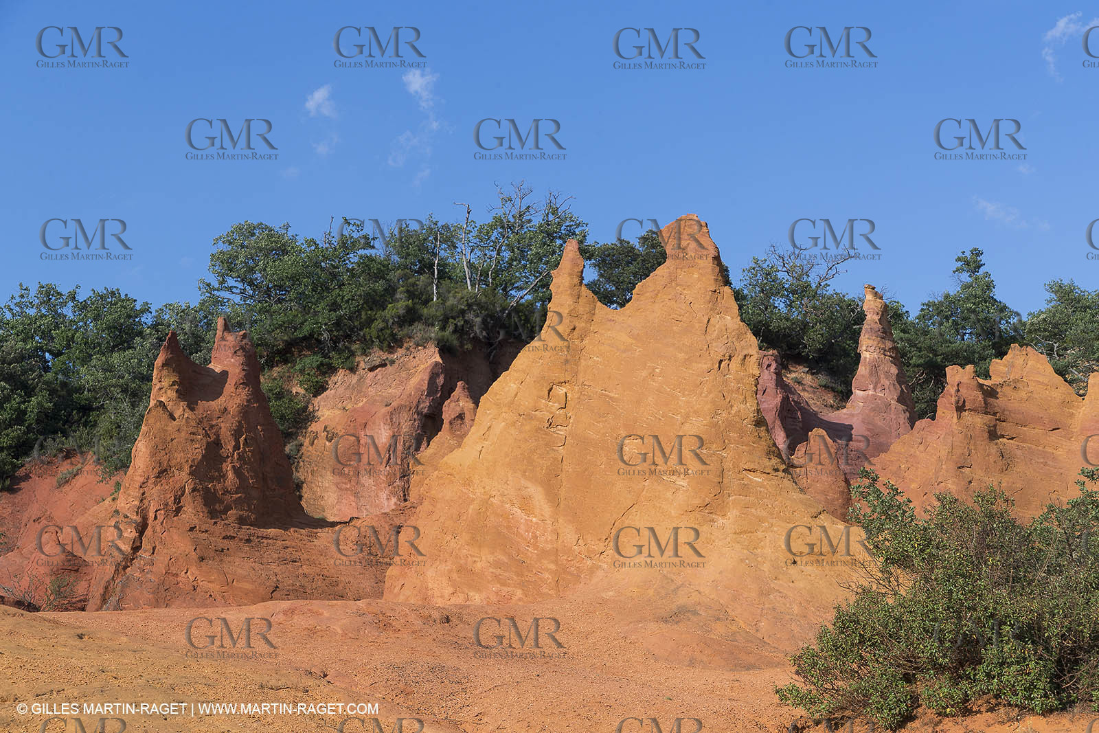21 06 2018, Rustrel (FRA, 84), Anciennes carrières d'ocre