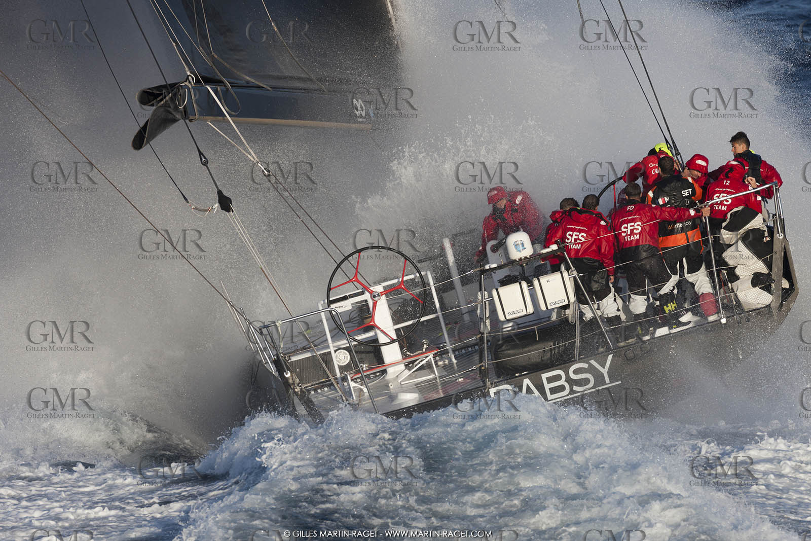 09 10 2017, Calvi (FRA,20), VOR 70 Babsy, Tentative de record autour de la Corse à la voile, skipper Franck Cammas