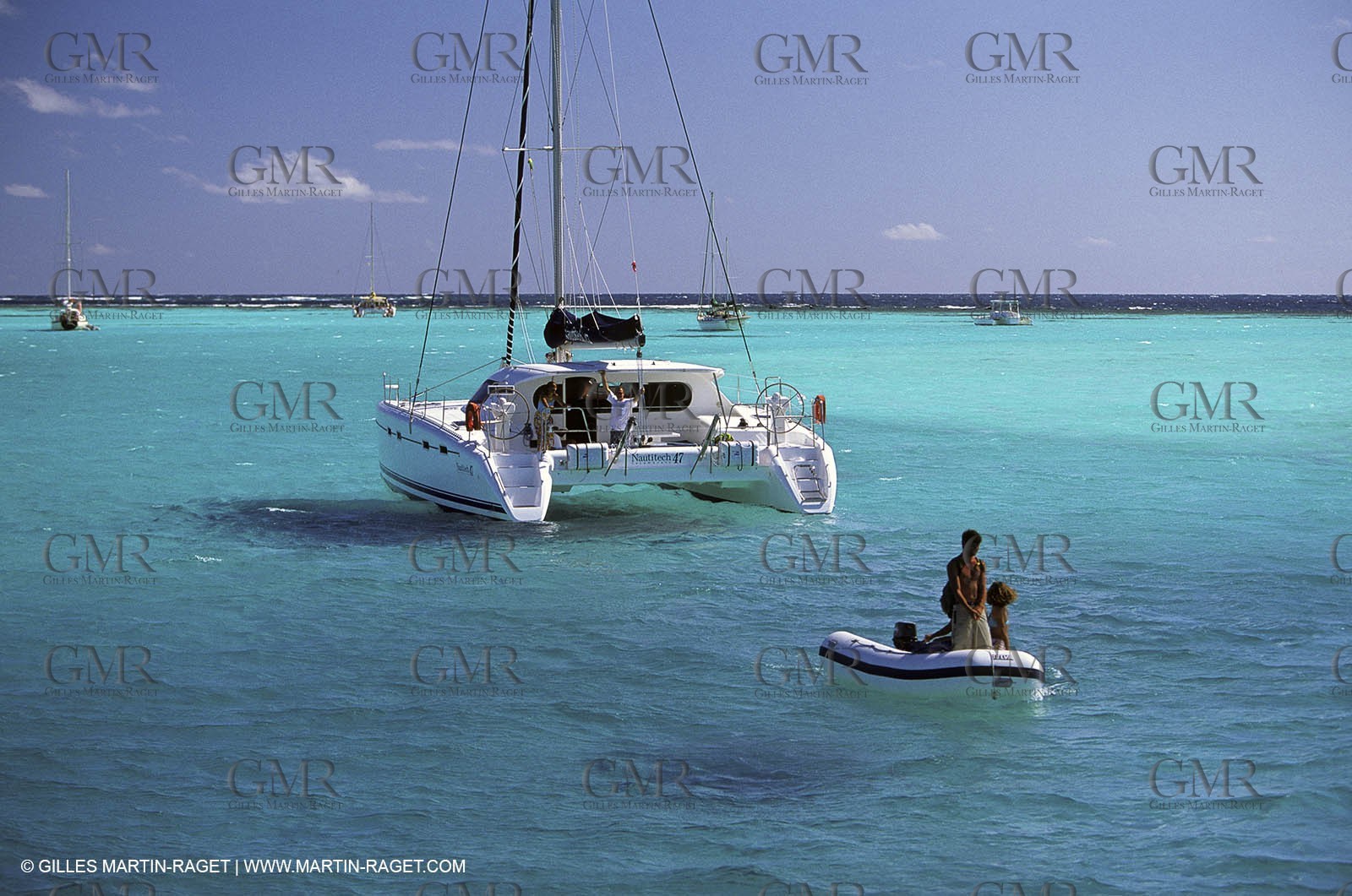 Cruising multihull mooring