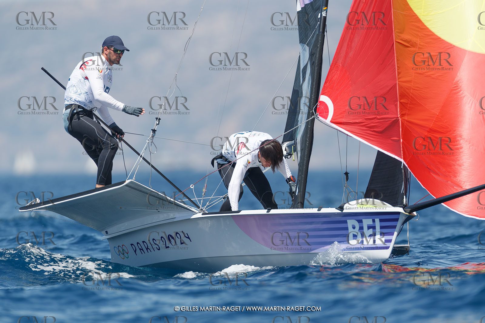 26 07 2024, Marseille (FRA), Paris 2024 Olympic Games, Sailing, Free trainings