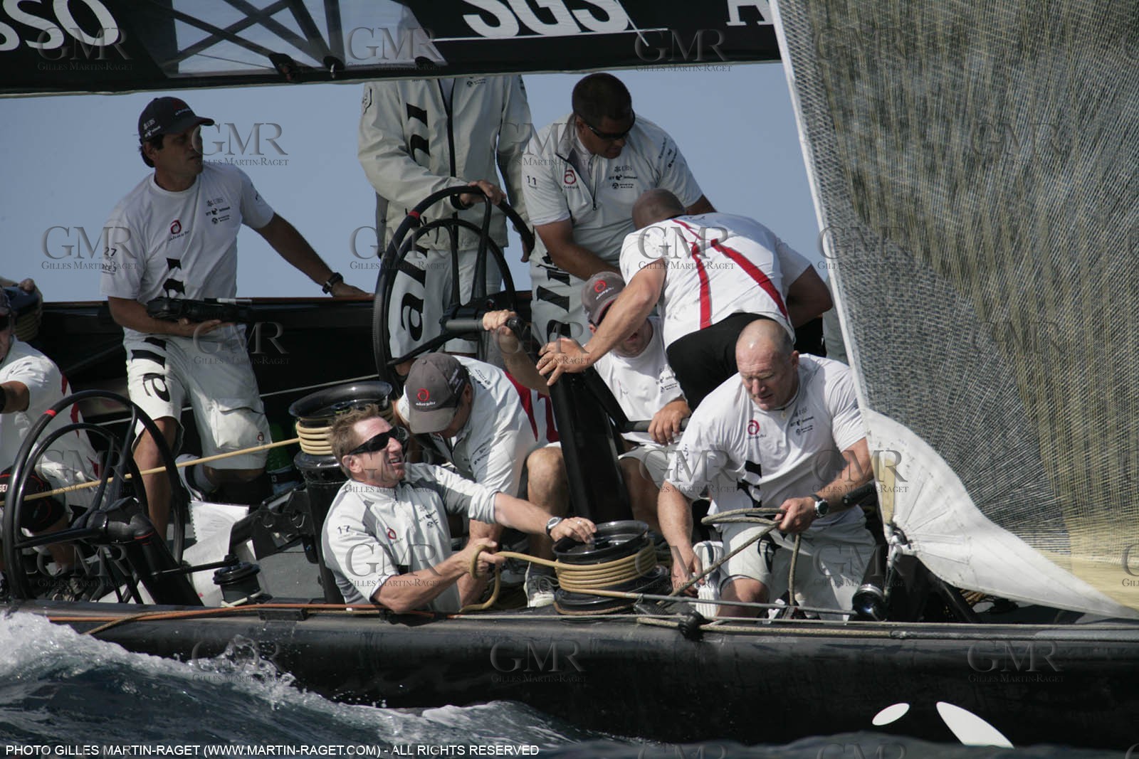 26 06 2007-Valencia (Spain)- 32nd America's Cup - Final Match - Day 3 - Alinghi vs Emirates Team New Zealand