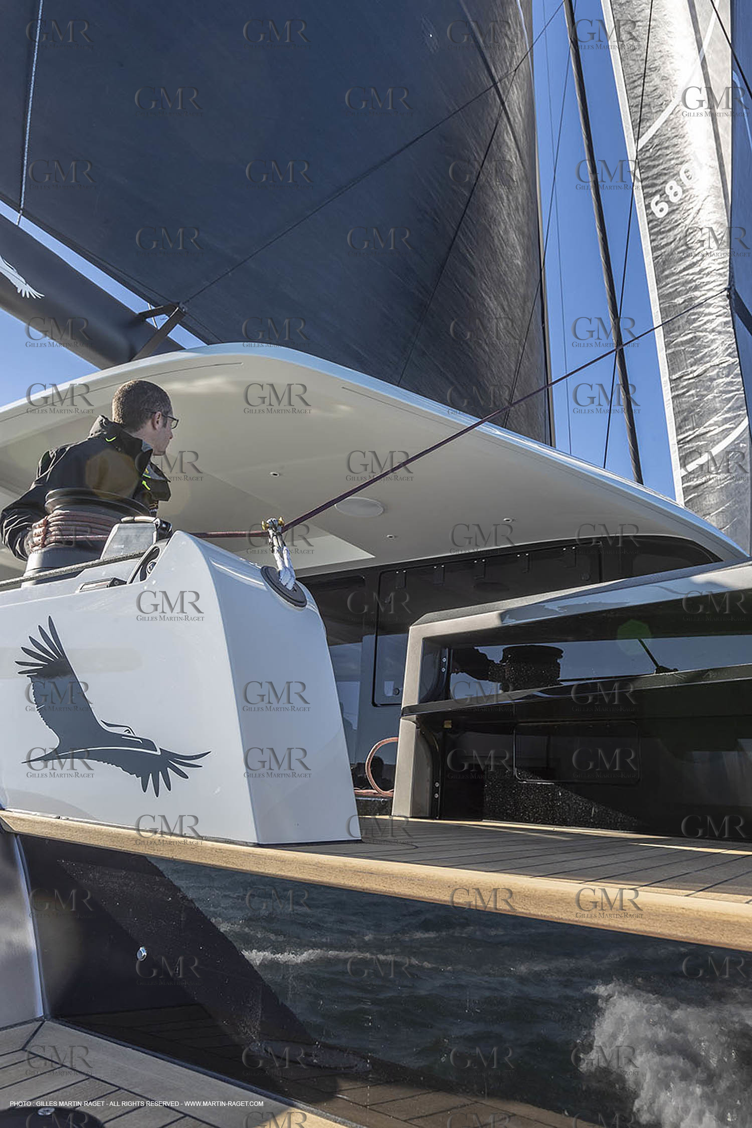 05 02 2019, La Grande Motte (FRA,34), Gunboat 68 sail testing  2