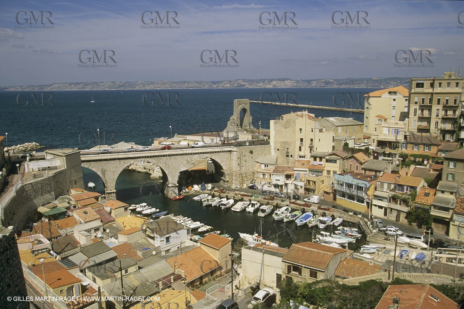 France, Provence, Marseille, quartiers, Vallon des Auffes