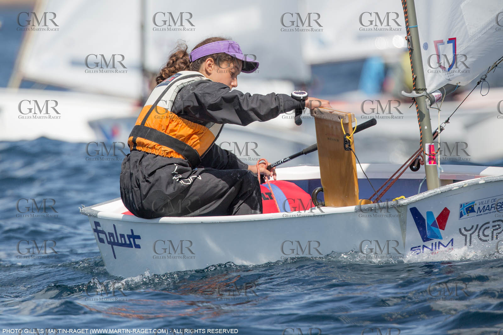 14 04 2016, Marseille (FRA,13), SNIM Dériveurs, Coupe Internationale de Printemps Optimist, Day 4