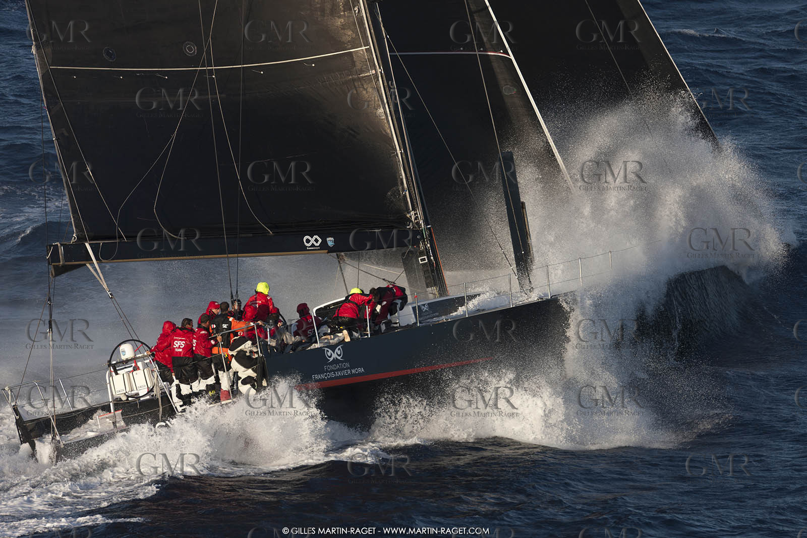 09 10 2017, Calvi (FRA,20), VOR 70 Babsy, Tentative de record autour de la Corse à la voile, skipper Franck Cammas
