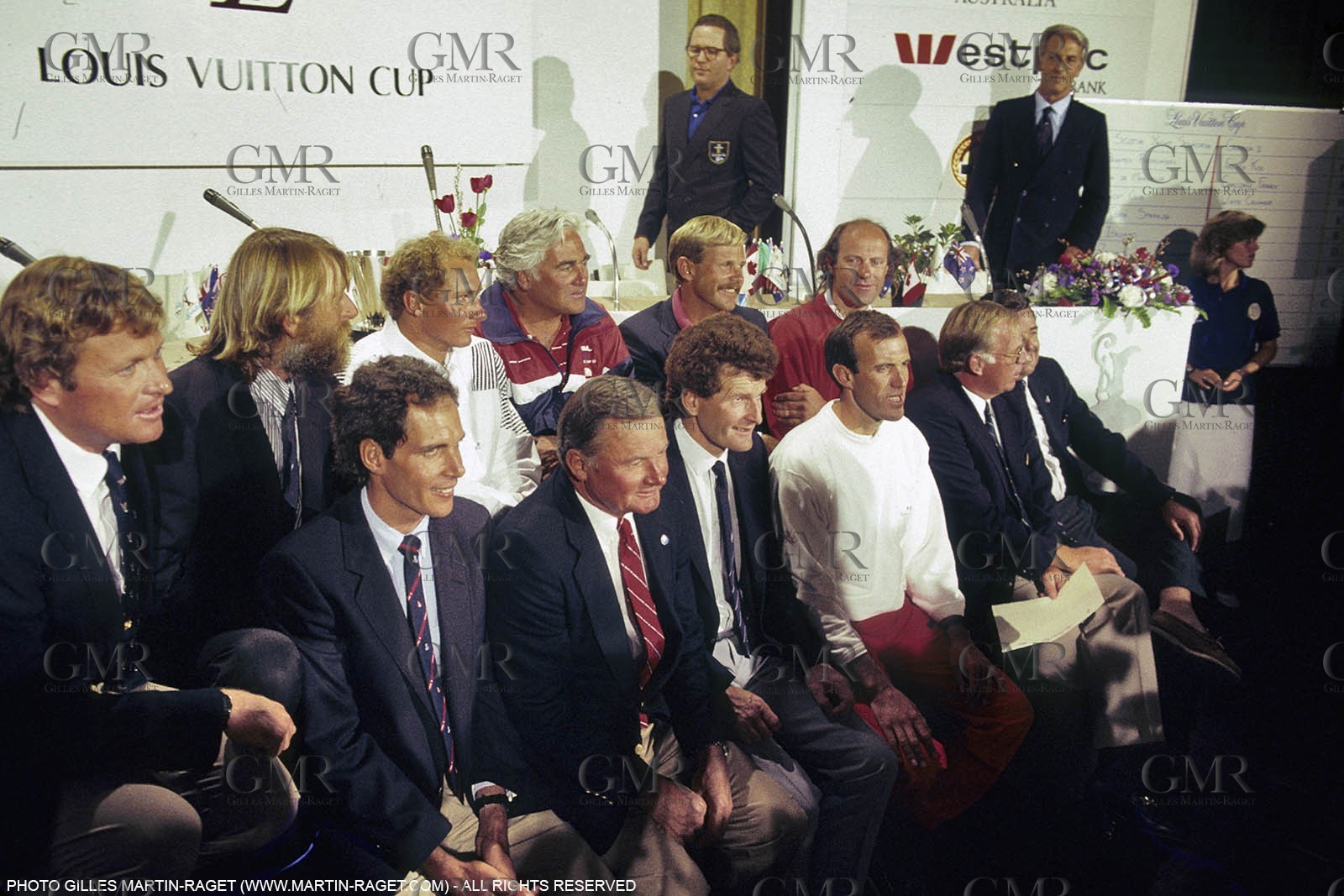 America's Cup, Fremantle 1987, Louis Vuitton Cup 1987, all skippers
