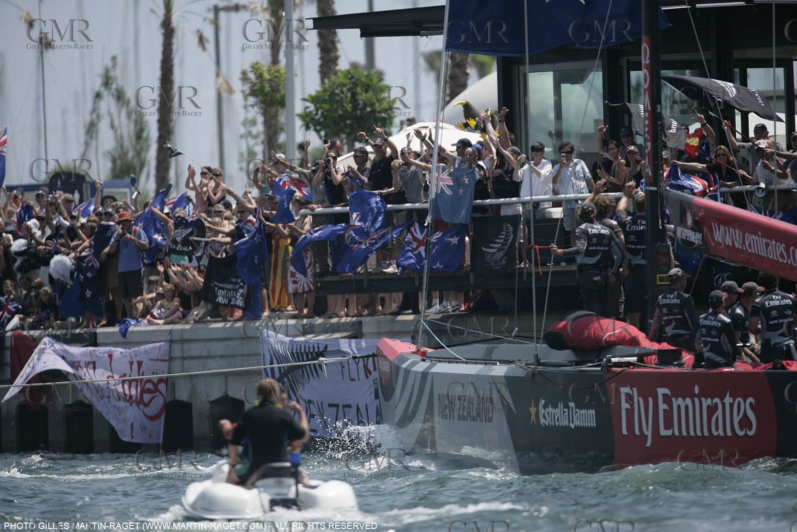 30 06 2007-Valencia (Spain)- 32nd America's Cup - Final Match - Day 6 - Alinghi vs Emirates Team New Zealand -