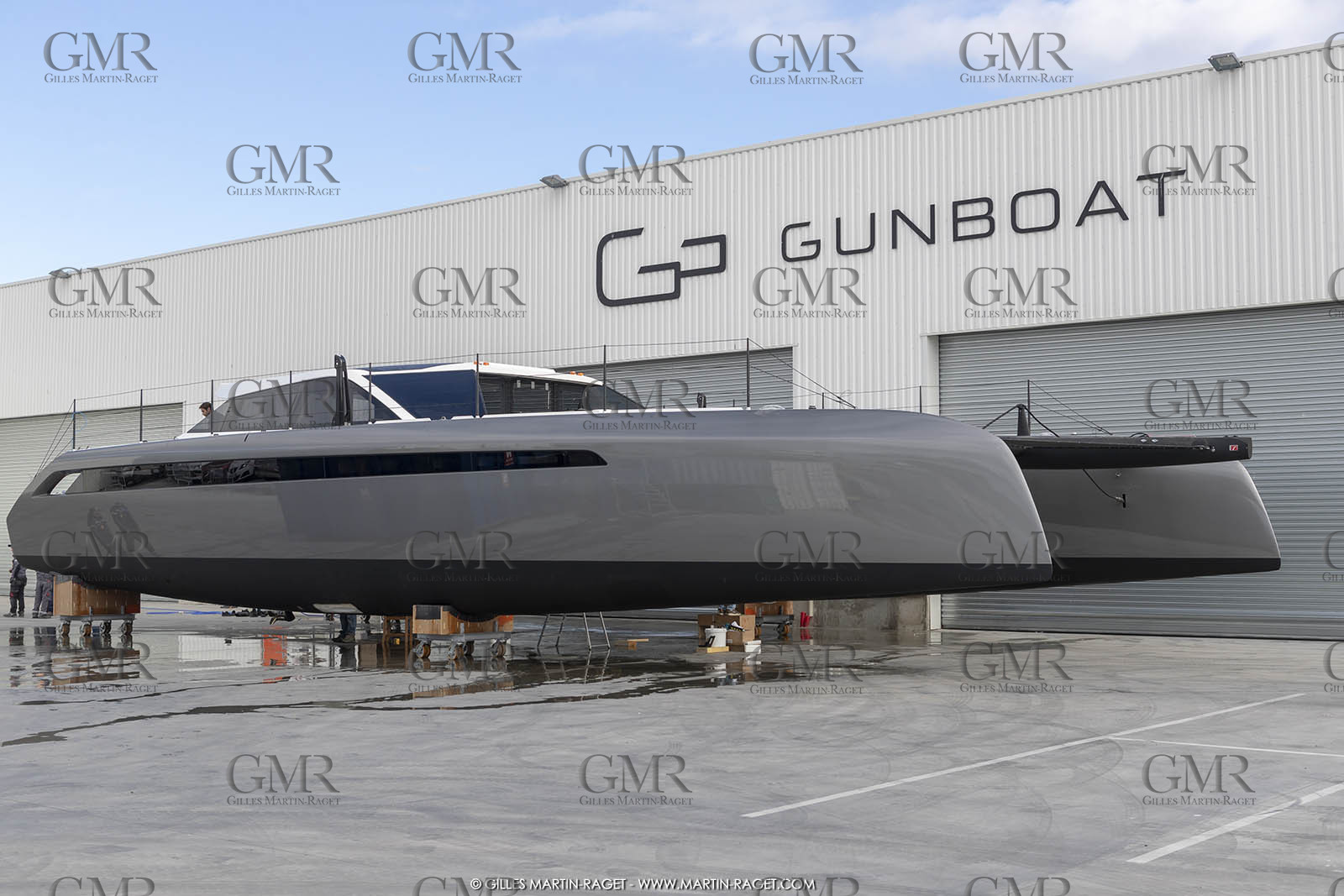 17 01 2018, La Grande Motte (FRA), Gunboat 68  1 launch