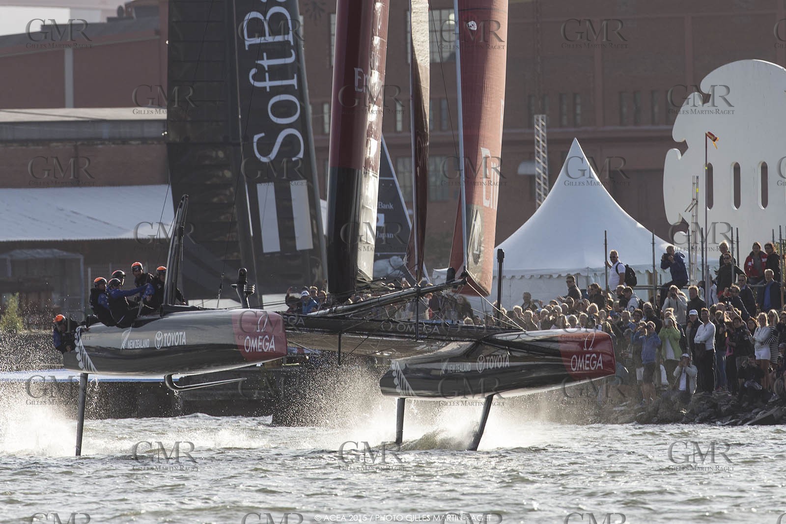 29 08 2015, Göthenburg, (SWE), 35th America's Cup, Louis Vuitton America's Cup World Series Göthenburg 2015, Full Moon Foiling