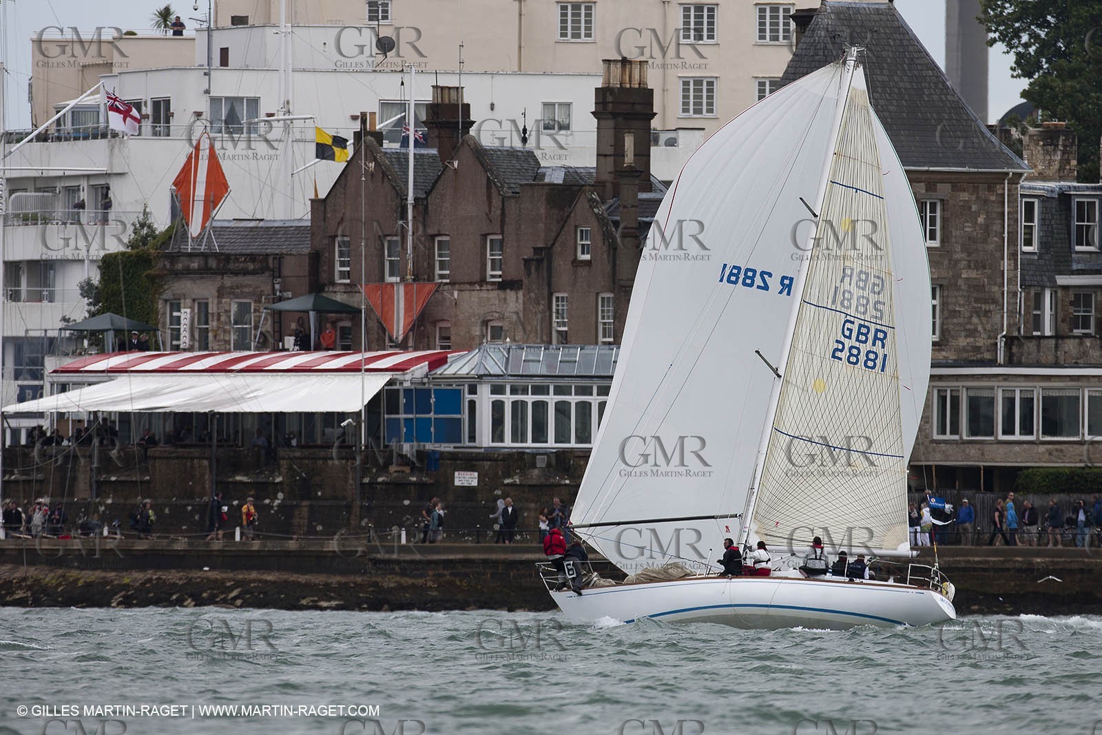 04 08 2010 - Cowes (UK, IOW) - The 1851 Cup -  BMW ORACLE Racing - Day 2.
