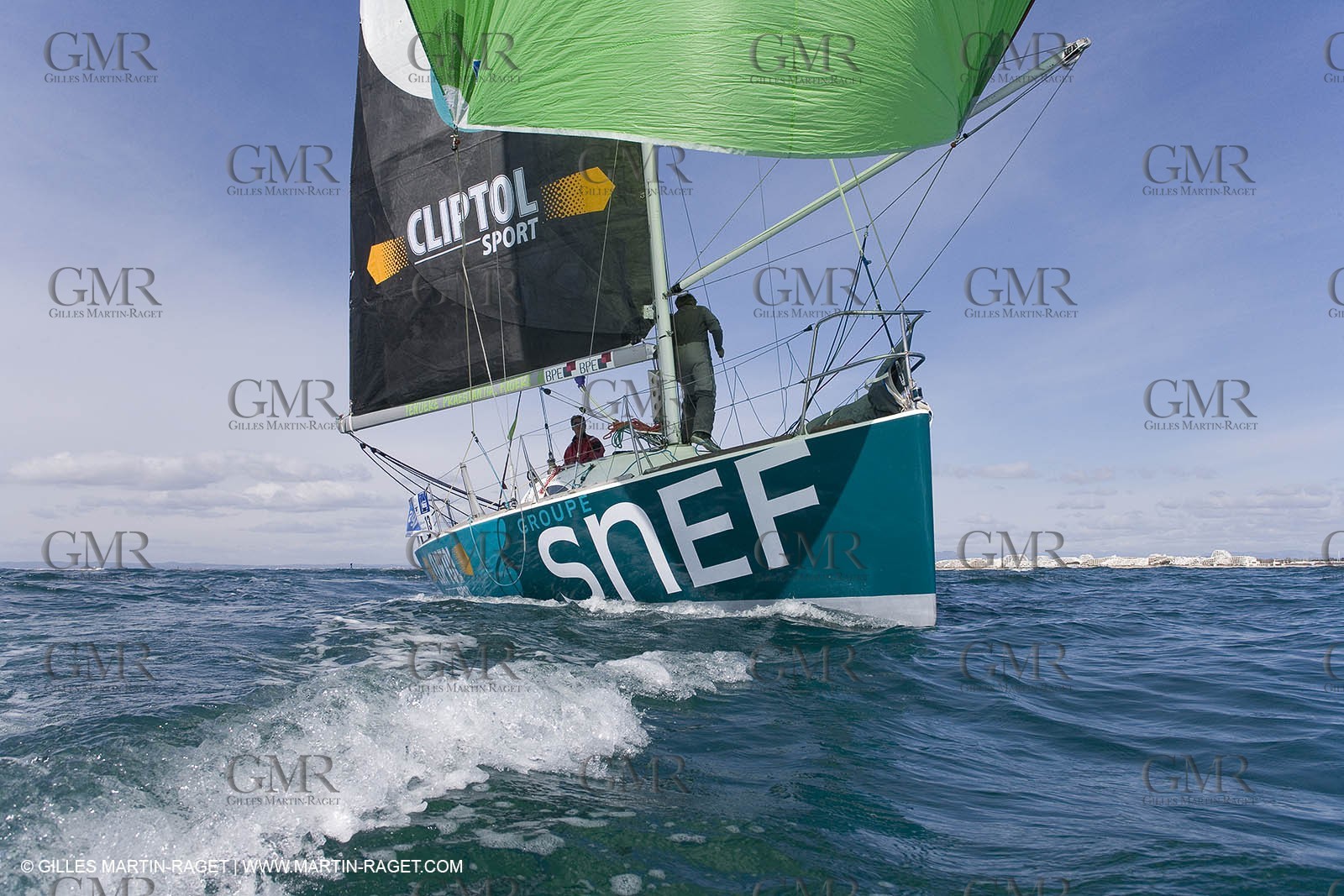 27 03 08- La Grande Motte- (FRA,34) Transat AG2R 2008- Jean-Paul Mouren- Laurent Pellecuer