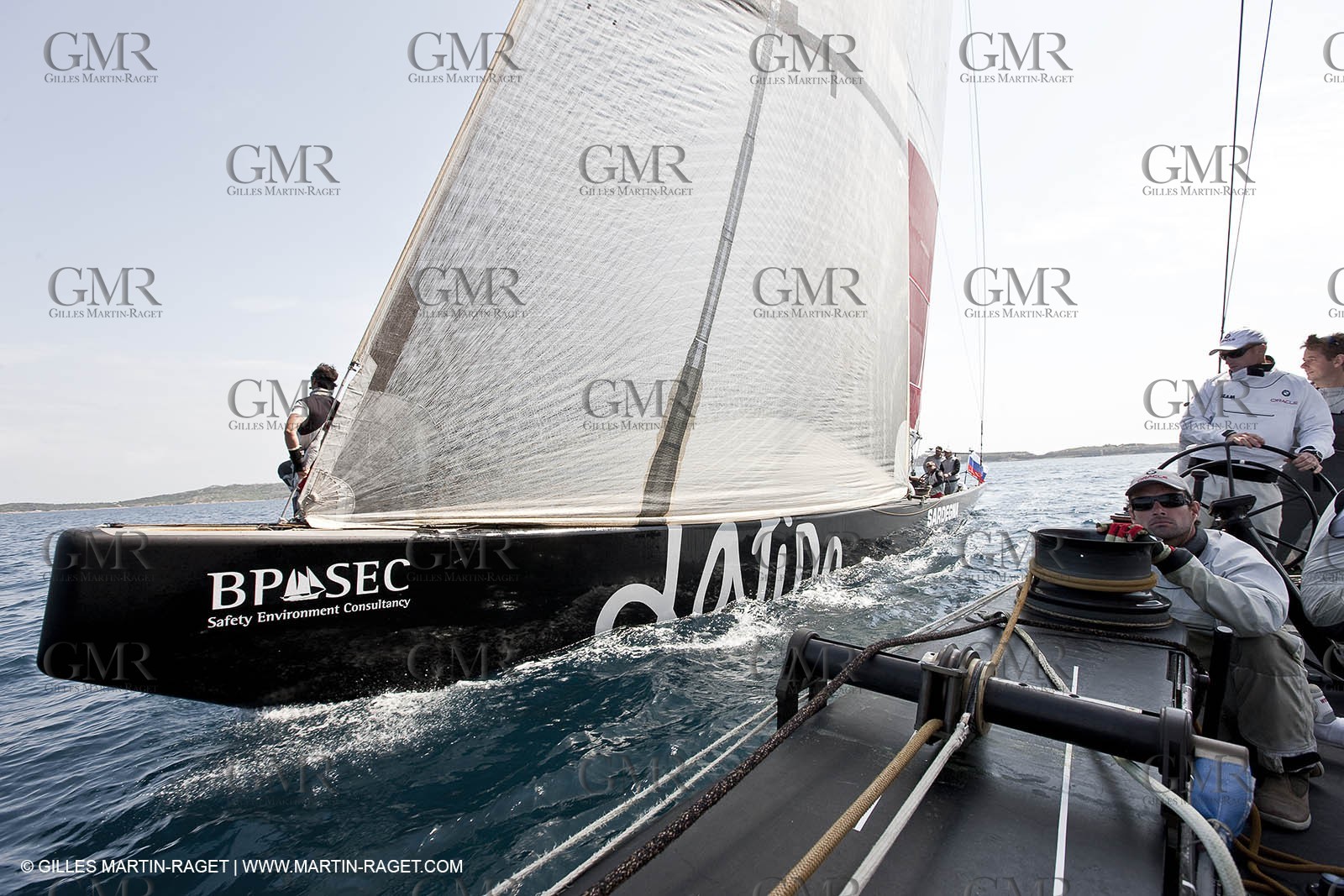 19 05 2010 - La Maddalena (ITA, Sardinia) Louis Vuitton Trophy - BMW ORACLE Racing - Training