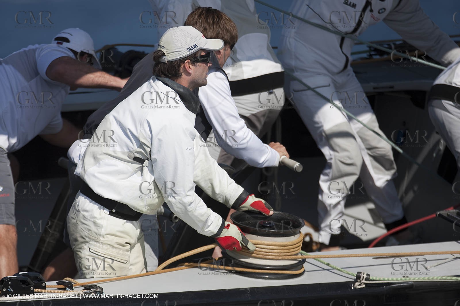 18 05 2010 - La Maddalena (ITA, Sardinia) Louis Vuitton Trophy - BMW ORACLE Racing - Training