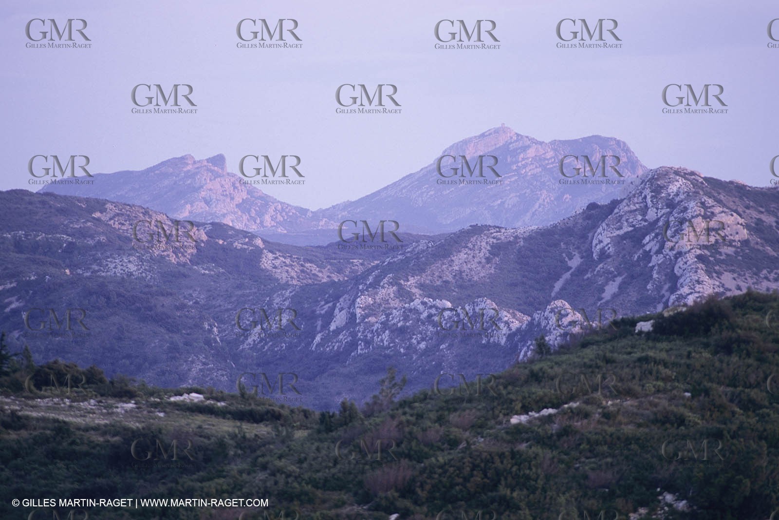 France, Provence, paysage des Alpilles, Alpilles landscapes