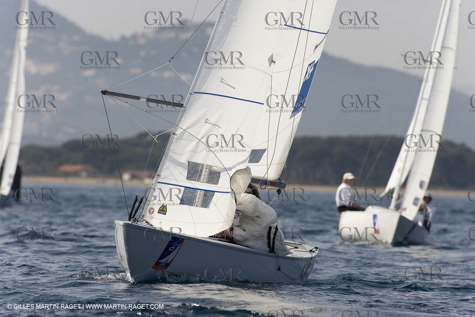 25 04 2007 - 2007 Semaine Olympique Française - Hyères (South of France) - Day 4 - Team France - Yingling - Leberre-Gerecht-Ponsar