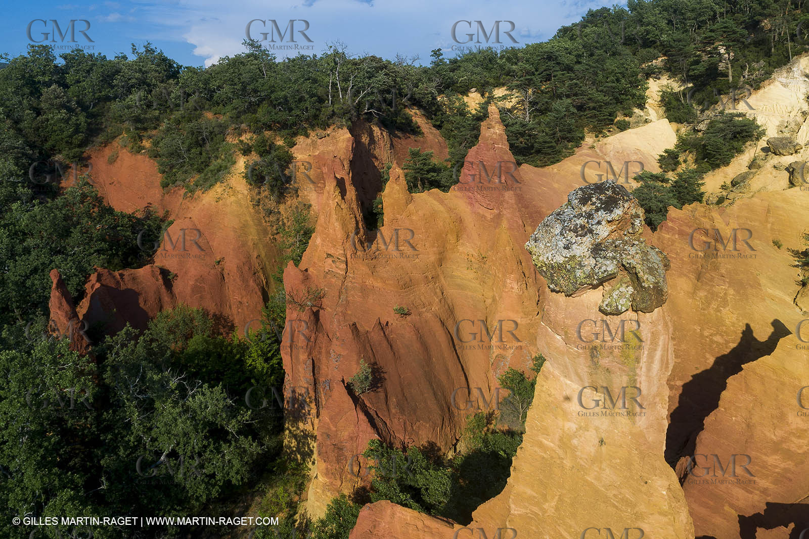 21 06 2018, Rustrel (FRA, 84), Anciennes carrières d'ocre