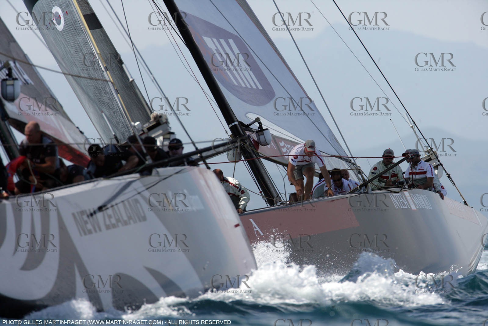01 06 2007-Valencia (Spain)- 32nd America's Cup - Louis Vuitton Cup Final - Day 1