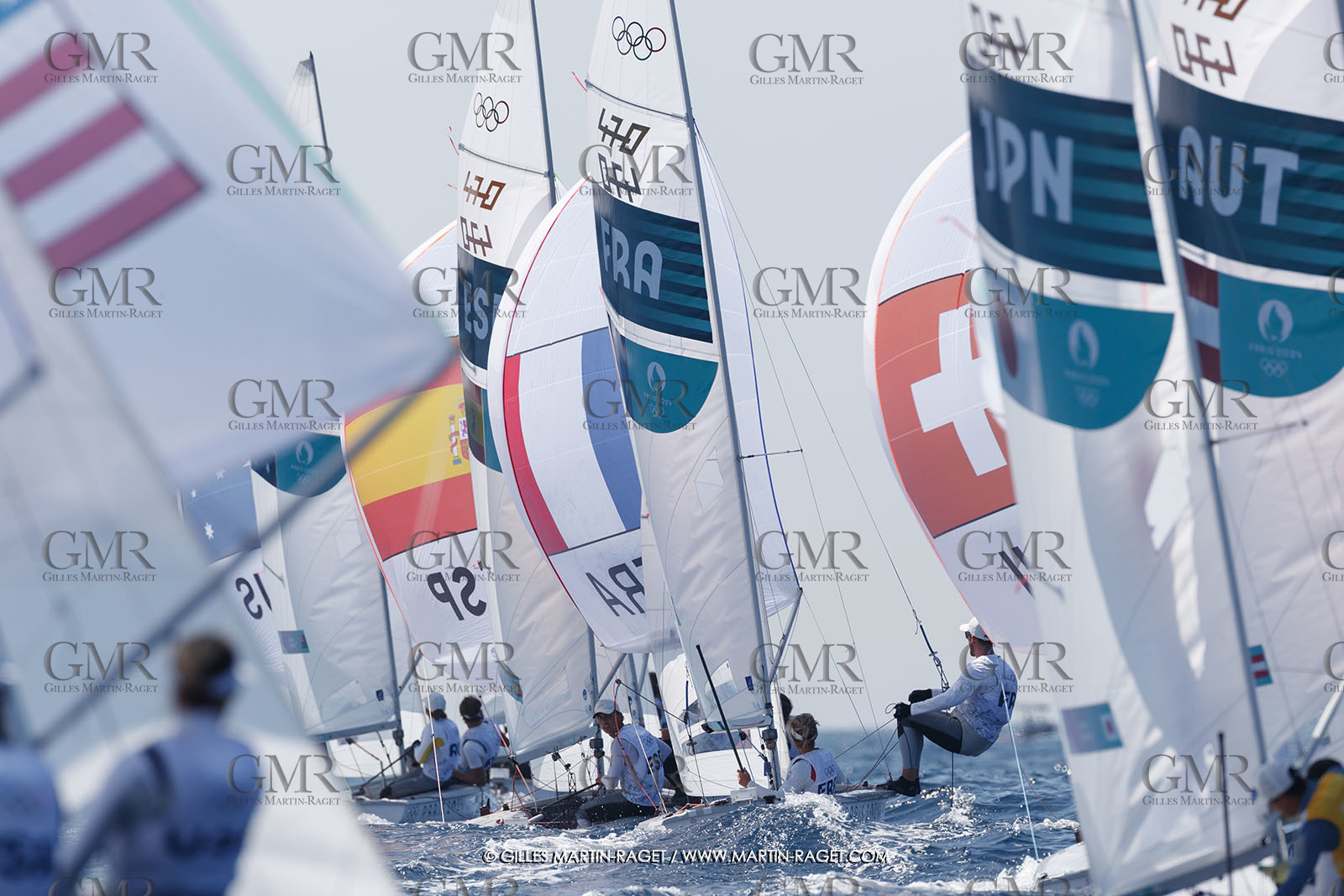 03 08 2024, Marseille (FRA), Paris 2024 Olympic Games, Sailing, Race Day 7