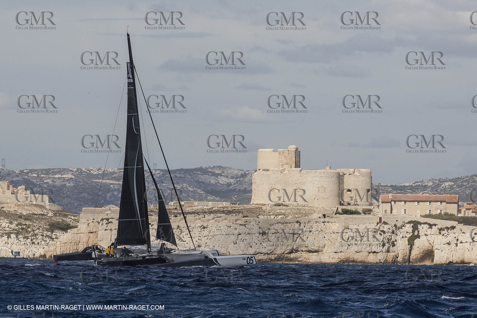 24 09 2012 - Marseille (FRA,13) - Match race France 2012 - Arrivée des MOD 70 du  Tour de l'Europe