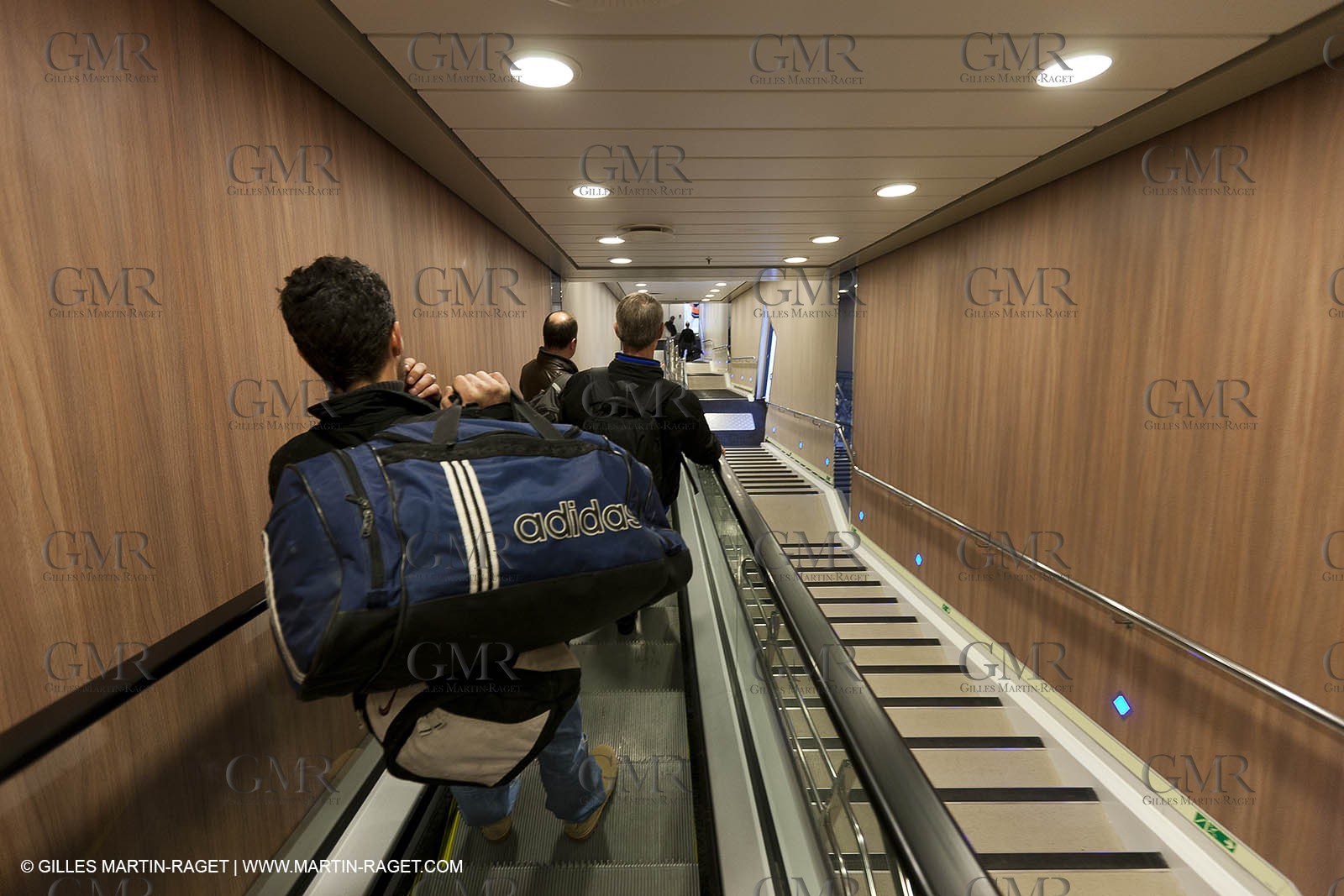 17 02 2012 - Marseille (FRA,13) - Arrival in Marseille onboard ferry Piana (La Meridionale)