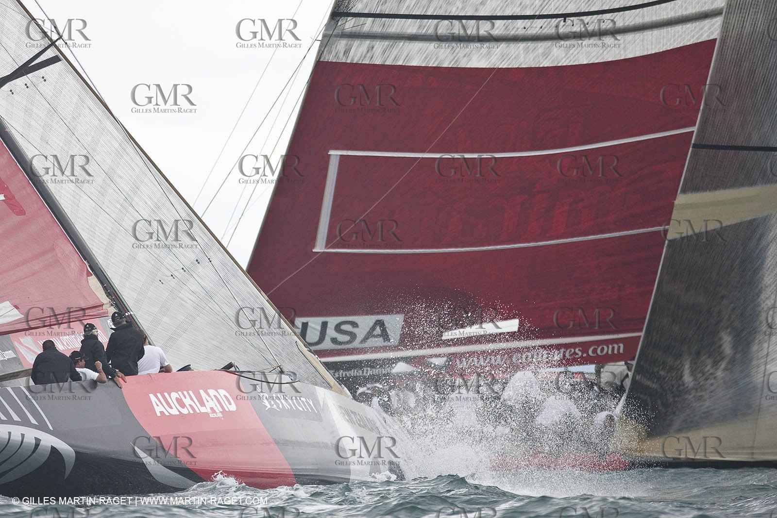 11 02 2009 - Auckland (NZL) -  Louis Vuitton Pacific Series -  Racing Day 11 - sail off