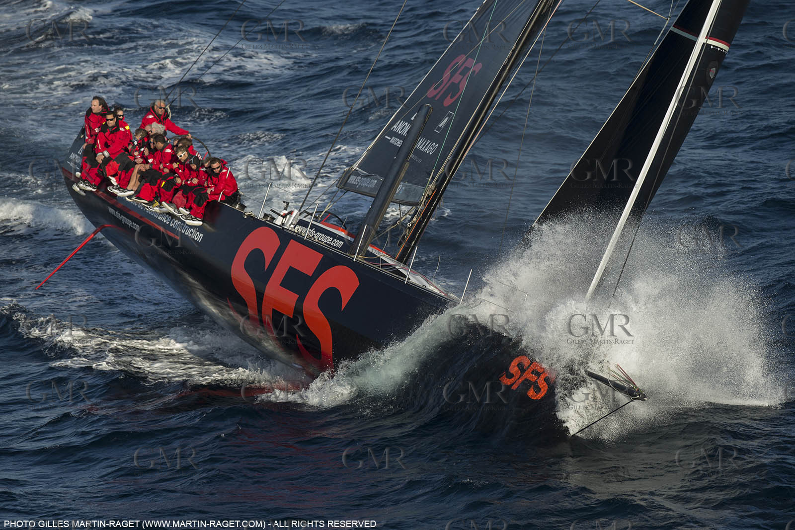 24 mars 2016   Marseille (FRA,13), SFS II (skipper Lionel Péan), last training before Marseille Sailing Week