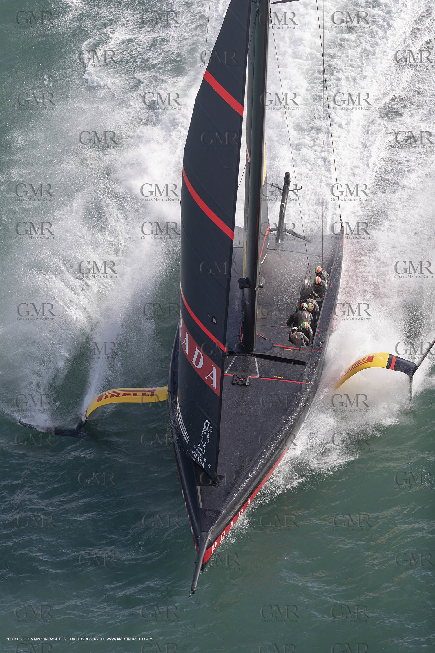10 12 2020 - Auckland (NZL) - 36th America's Cup - Practice Sessions - Day 2 -Luna Rossa Prada Pirelli Team