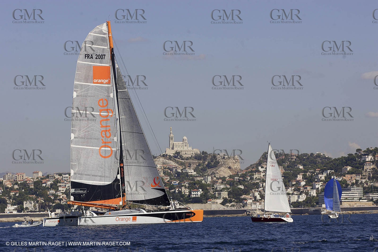 Orange II - 2004 Mediterranée Record - arrival at Marseille