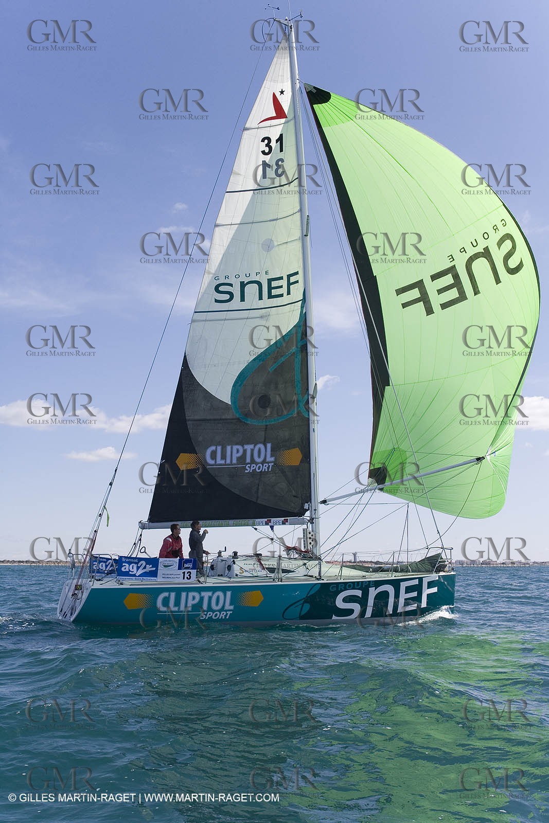 27 03 08- La Grande Motte- (FRA,34) Transat AG2R 2008- Jean-Paul Mouren- Laurent Pellecuer