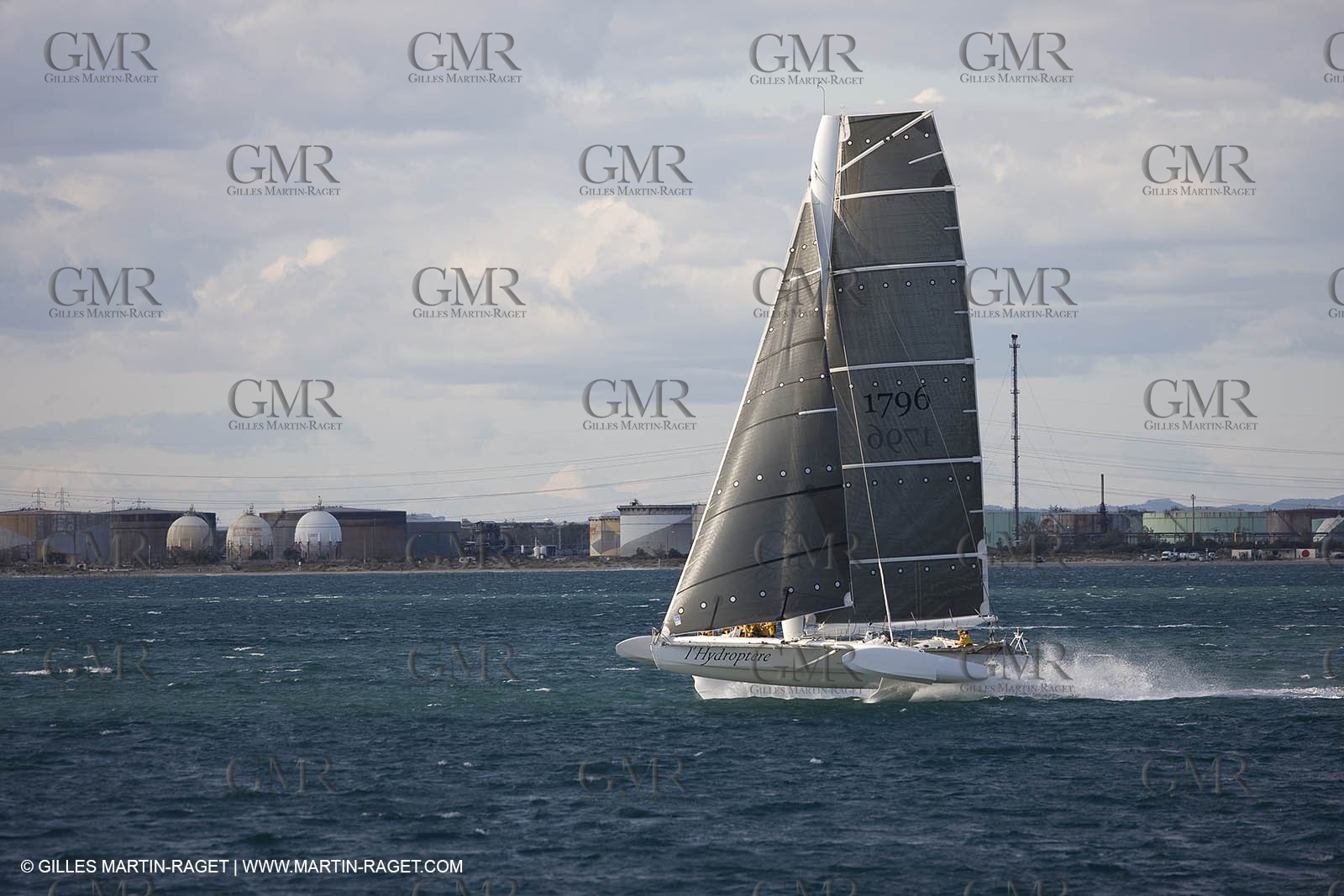 03 10 2008 - Fos   mer (FRA, 13) - L'Hydroptère - Speed record attempt