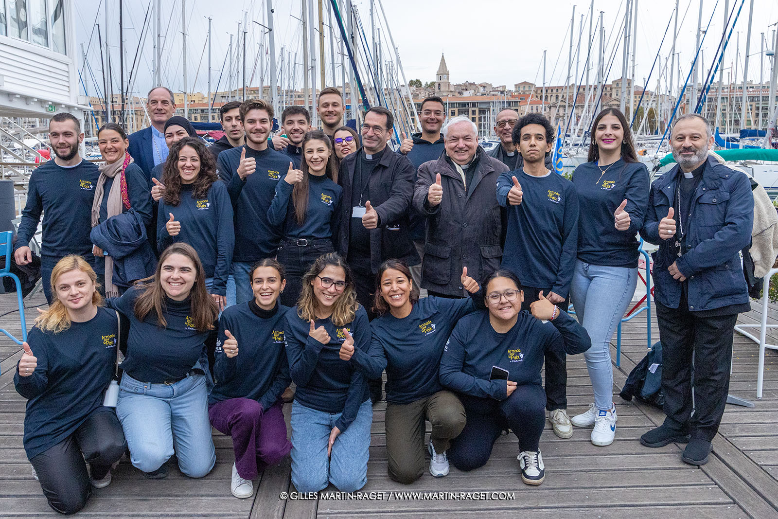 25 10 2025, Marseille (FRA), MED25 - Armada pour la Paix - Arrivée du Bel Espoir à Marseille