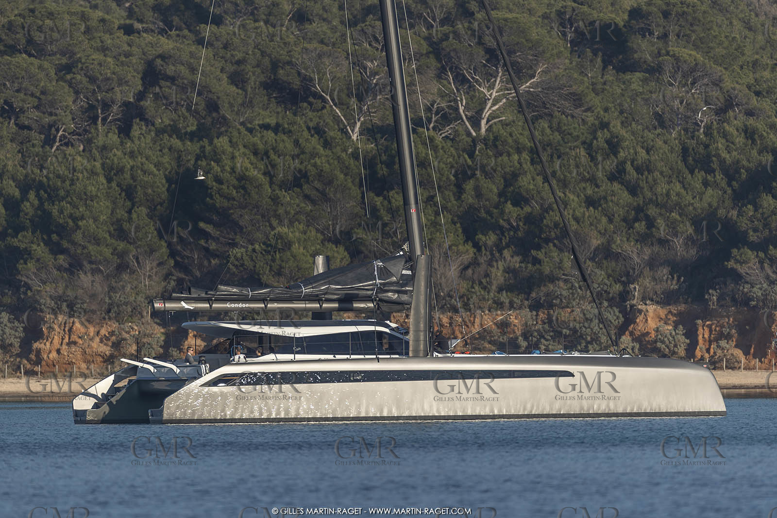 16 02 2019, Porquerolles (FRA,83), Gunboat 68 sail testing  3