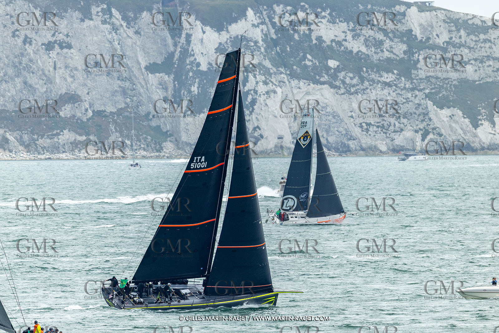 26 07 2025, Cowes (UK, IOW), Admiral's Cup 2025, Rolex Fastnet Race start,