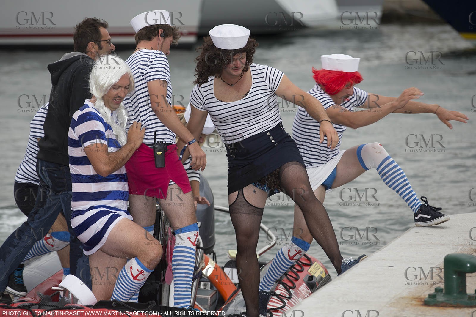 01 10 2025, Saint-Tropez (FRA,83) , Voioes de Saint-Tropez 2015, Day 4, Crew parade