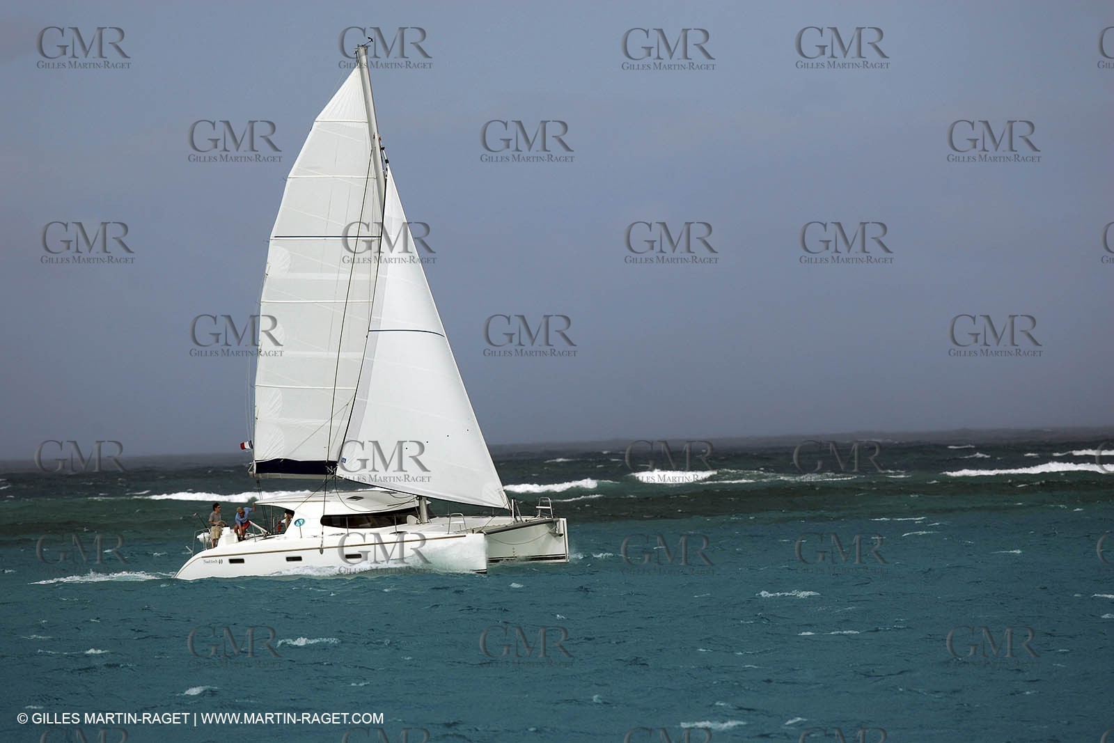 Cruising multihull sailing