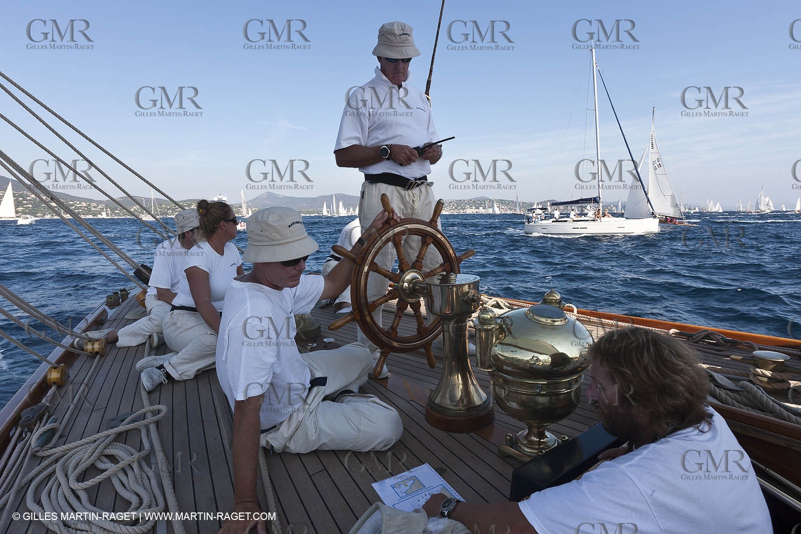 01 10 2011 - Saint Tropez (FRA,13) - Voiles de Saint Tropez 2011 - Classic Yachts - Day 5 - Onboard Mariquita