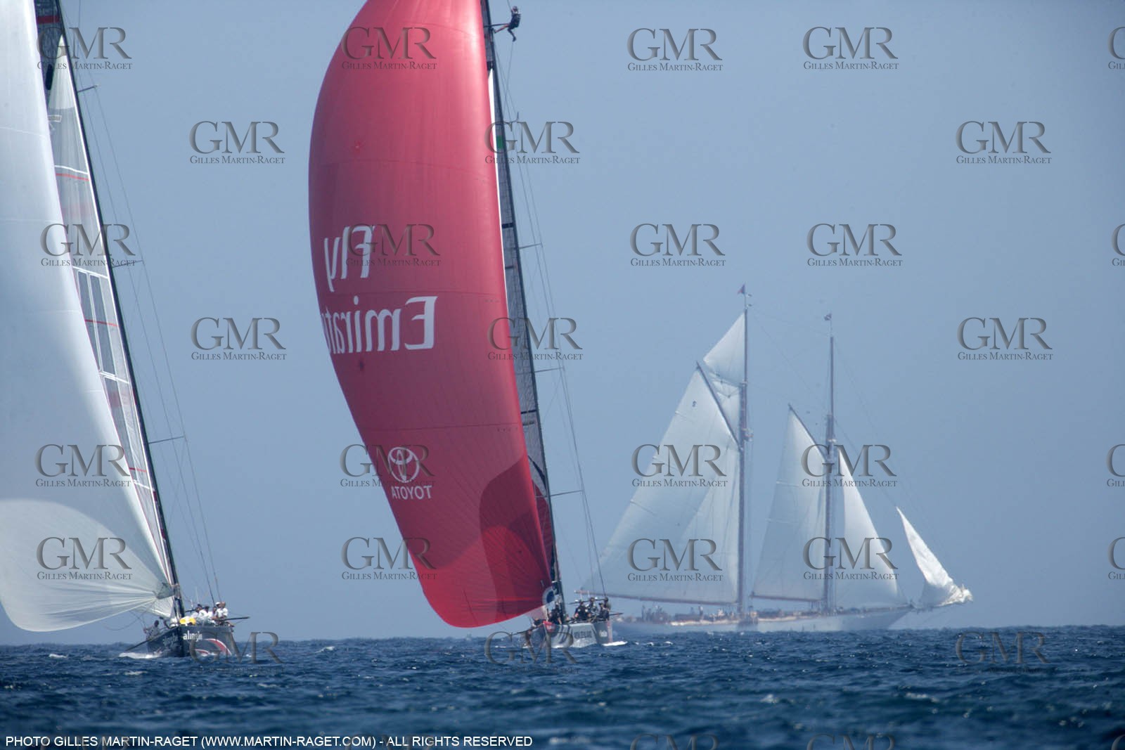 30 06 2007-Valencia (Spain)- 32nd America's Cup - Final Match - Day 6 - Alinghi vs Emirates Team New Zealand
