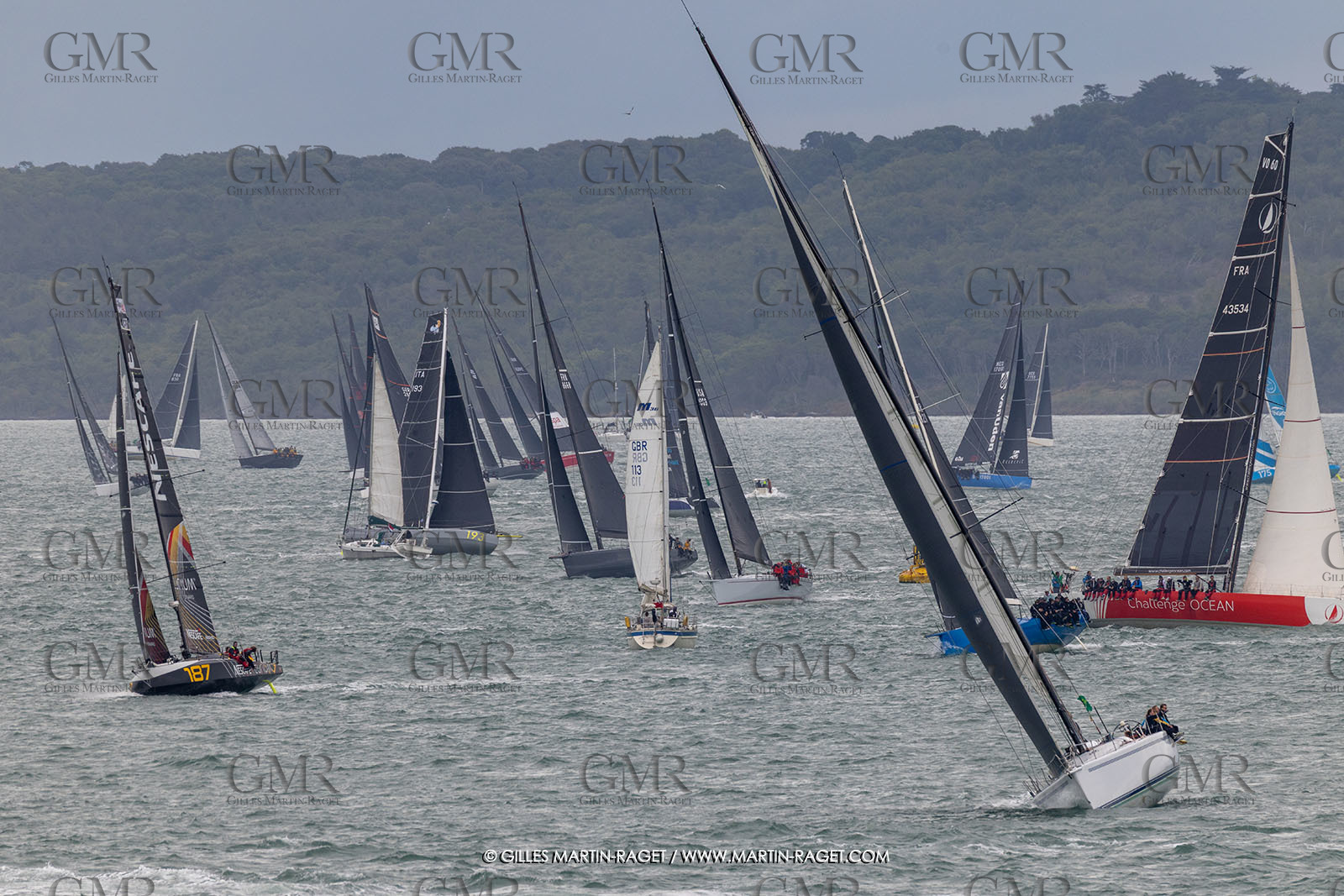 26 07 2025, Cowes (UK, IOW), Admiral's Cup 2025, Rolex Fastnet Race start,