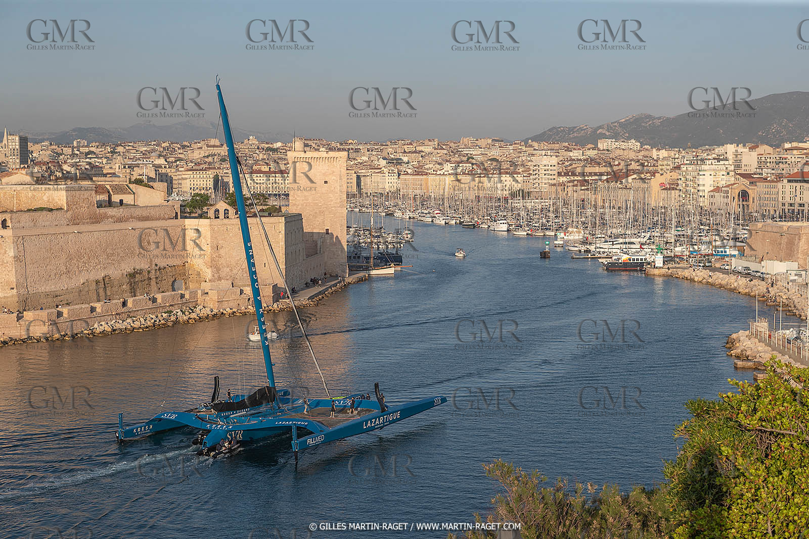 17 05 2022, Marseille (FRA), Arrivée du trimaran Ultim SVR LAZARTIGUE à Marseille