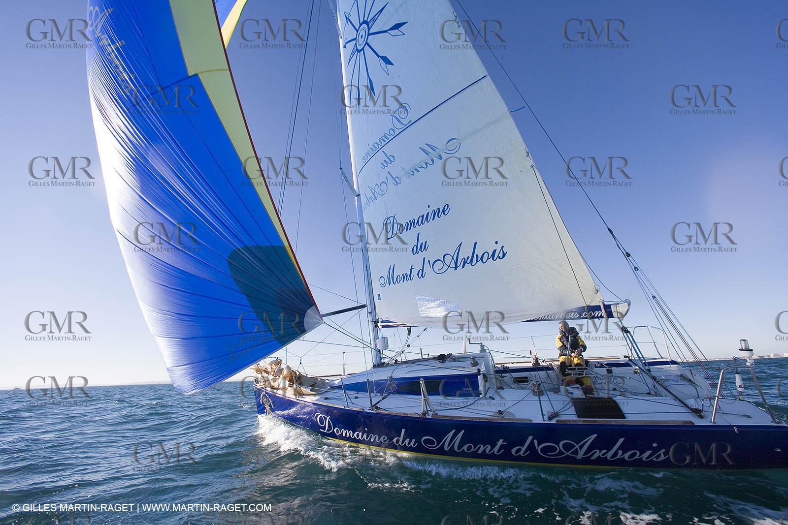 15 02 2007 - La Grande Motte (FRA) - Onedesign Figaro II - Thierry Duprey du Vorsent (Domaine de Monts d'Arbois)