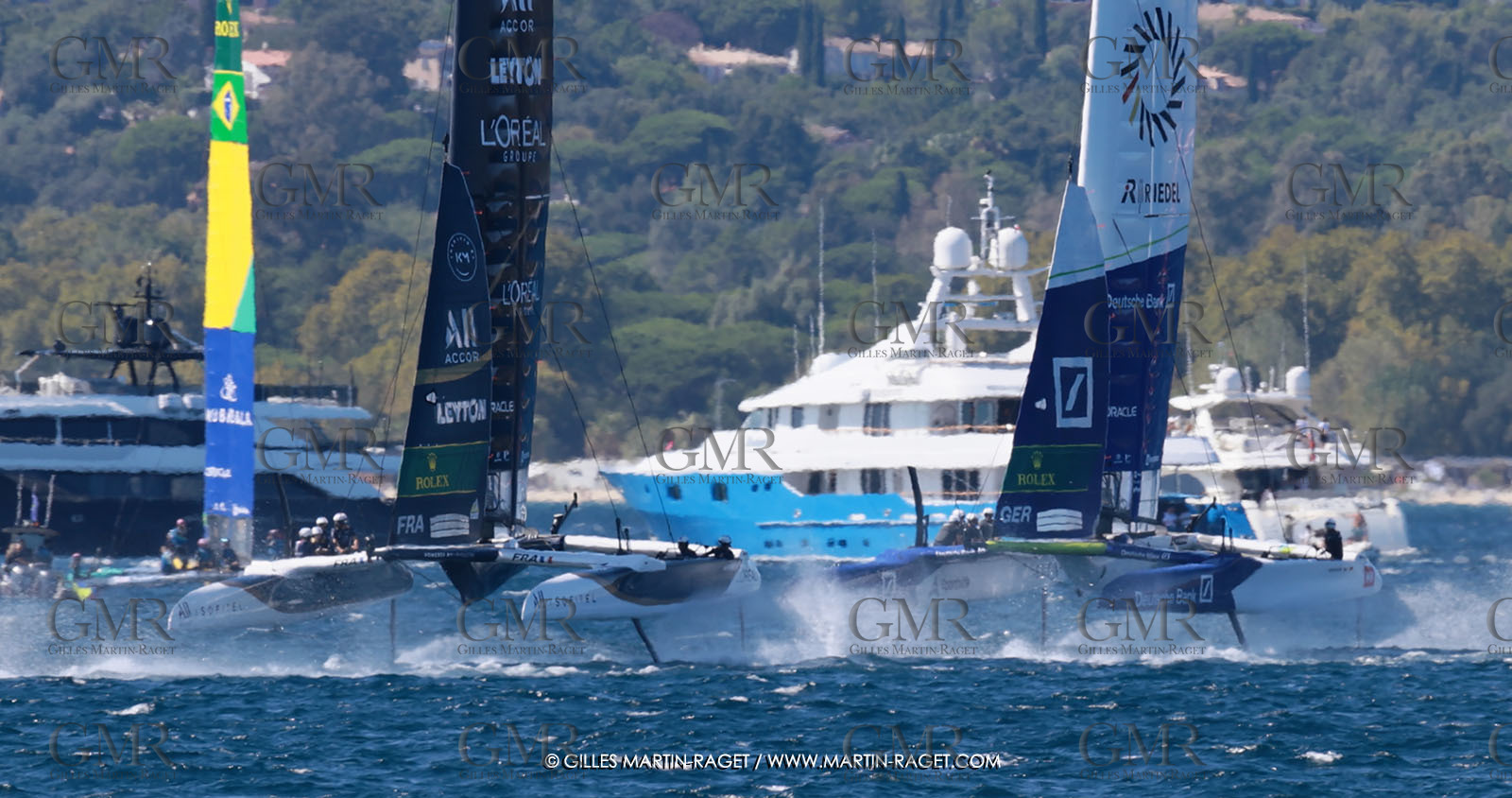 10 09 2025, Saint-Tropez,(FRA), Rockwool SailGP France Saint-Tropez, Race Day 1