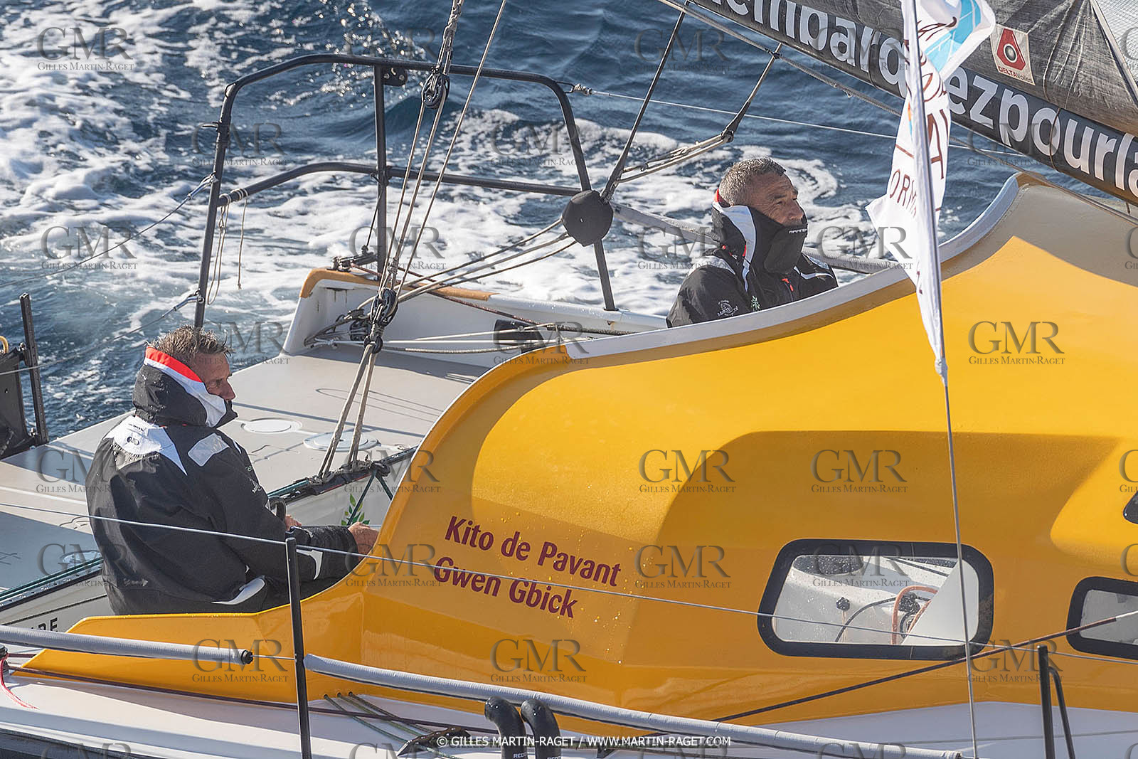 27 08 2021, Marseille (FRA), Transat Jacques Vabre 2021, Class 40, HBF-Reforest'Action (Kito de Pavant, Gwen Gbick)
