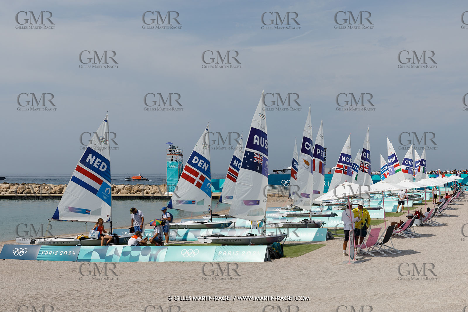 07 08 2024, Marseille (FRA), Paris 2024 Olympic Games, Sailing, Race Day 10, ILCA Medals races