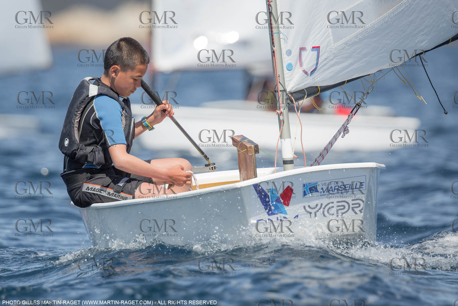 14 04 2016, Marseille (FRA,13), SNIM Dériveurs, Coupe Internationale de Printemps Optimist, Day 4