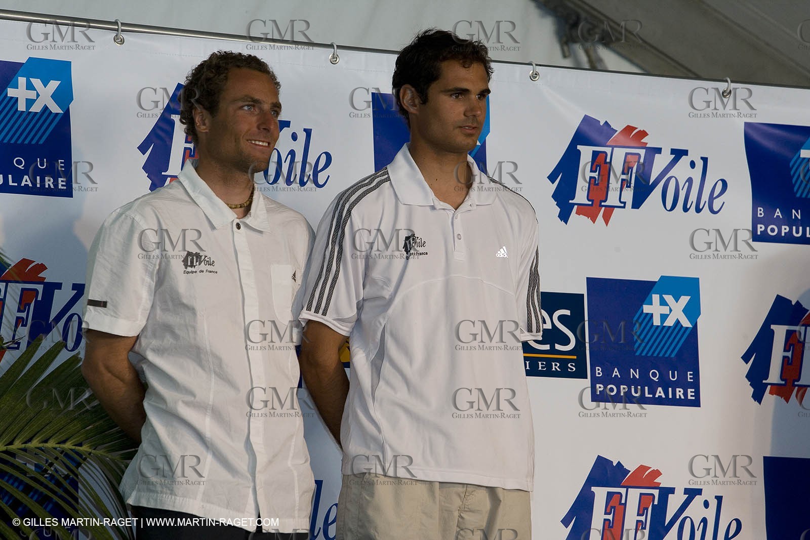 27 04 2007 - Semaine Olympique Française 2007 - Hyères - Jour 6 - Medal Race - Team France - 470 Homme - Leboucher-Garos