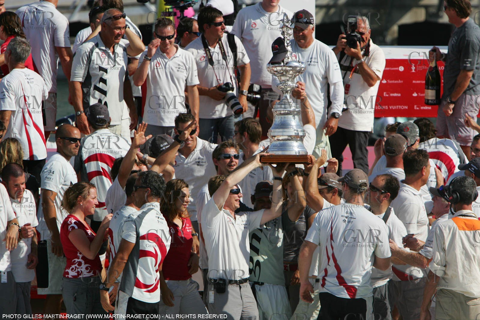03 07 2007-Valencia (Spain)- 32nd America's Cup - Final Match - Day 8 - Alinghi vs Emirates Team New Zealand