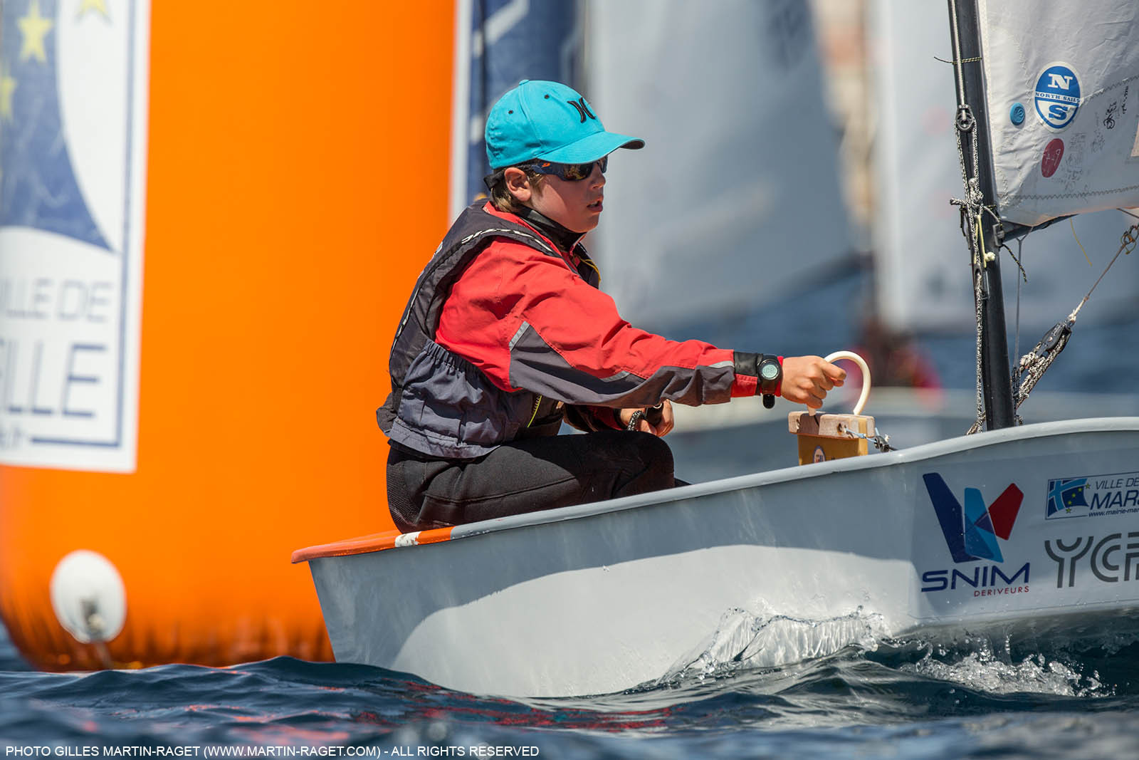 14 04 2016, Marseille (FRA,13), SNIM Dériveurs, Coupe Internationale de Printemps Optimist, Day 4